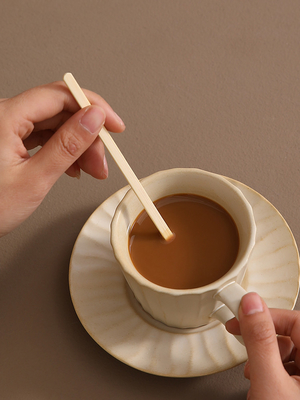 OEM Disposable Bamboo Stir Sticks Tea Stirrer FDA Certificate 190x5x1.3mm