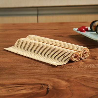 White Bamboo Sushi Roll Mat for Rice sushi making 24x24cm
