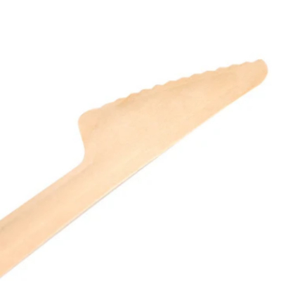 Disposable Biodegradable 185mm Wooden Strong Knife Fork And Spoon Old Style