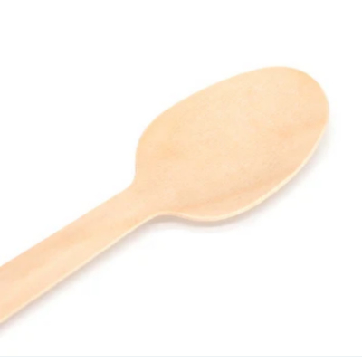 Disposable Biodegradable 185mm Wooden Strong Knife Fork And Spoon Old Style