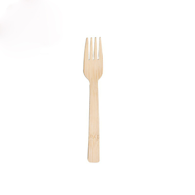 170mm Recyclable Disposable Biodegradable Bamboo Fork For Bar Hotel Kitchen