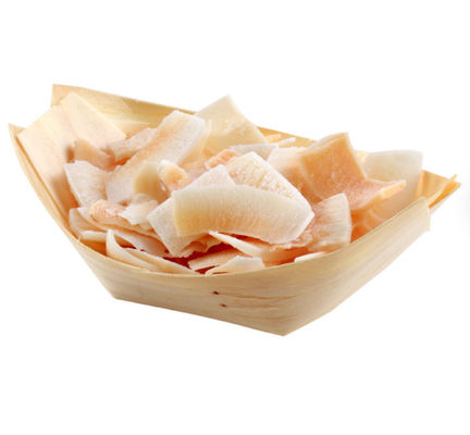 6 inch Disposable Wooden Sushi Serving Boat Plate For Food