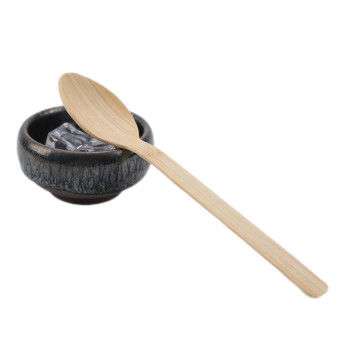 17CM Organic Bamboo Disposable Utensils Cutlery Spoons